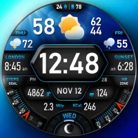 PER017 Axis Digital Watch Face